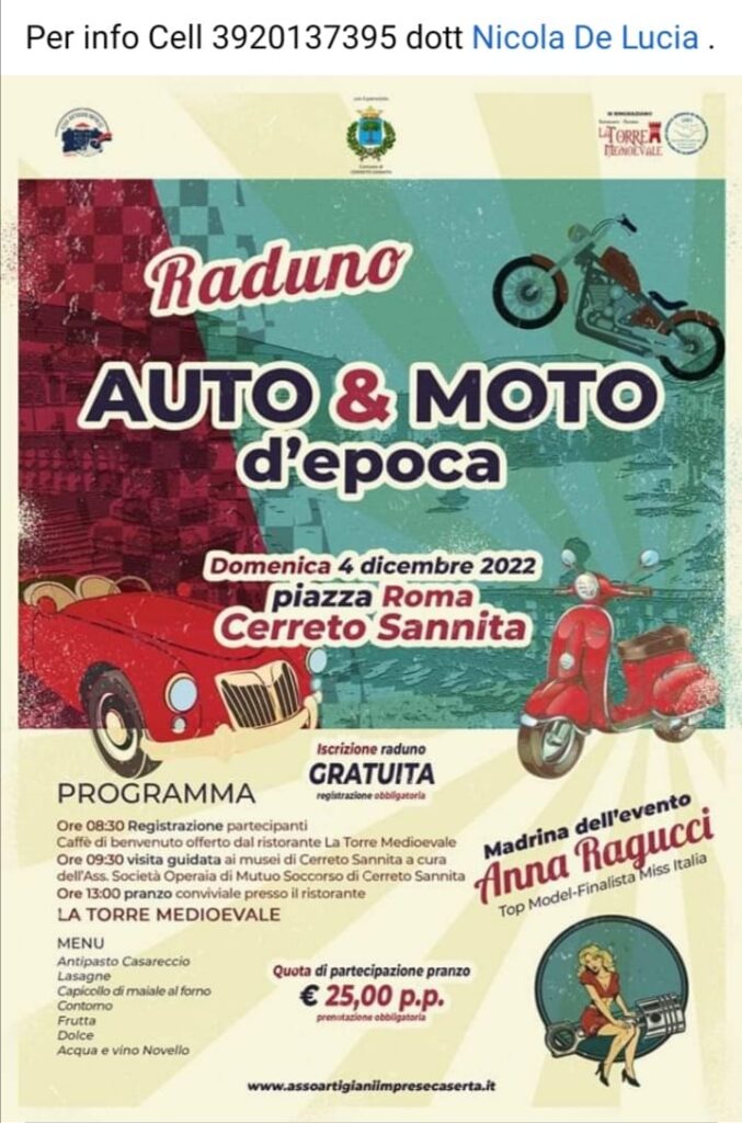 RADUNO DI AUTO & MOTO D’EPOCA autoraduni.it la guida dei raduni auto
